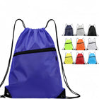 Oxford Cloth Drawstring Shoulder Bag With Drawstring Pocket