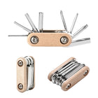 8-In-1 Wooden Foldable Multi-Functional Repair Tool
