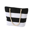 Thick Hemp Rope Striped Canvas Bag