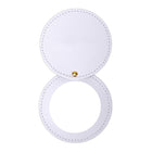 Pu Leather Rotating Round Portable Dressing Mirror