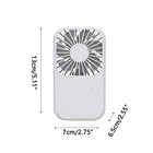 Portable Square Mini Fan With 800mAh Phone Stand Design