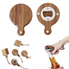Magnetic Wooden Beer Opener with Lanyard