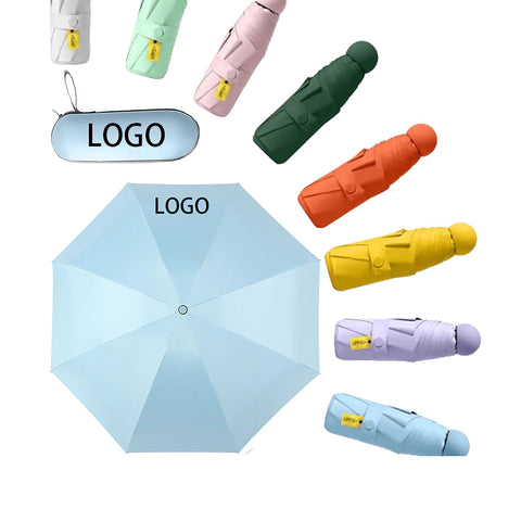 8 Ribs Anti-UV Mini Folding Umbrella