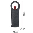 Single Bottle Felt Cloth Wine Bottle Bag Tote Bag Gift Bag