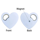 Portable Heart Shaped Beer Opener Magnetic Fridge Magnet