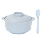 3-Piece Wheat Straw Soup Bowl And Utensil Set