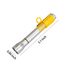 5 inch LED Light-Up Black Ink Pen With Necklace