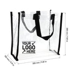 Square Bulk Transparent Gift Bag With Handle
