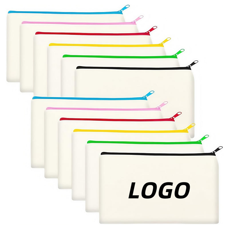 Canvas Pencil Bag Large Capacity Stationery Bag