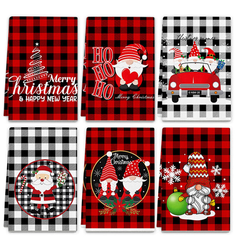 Christmas Gift Hanging Kitchen Towel Absorbent Hand Drying