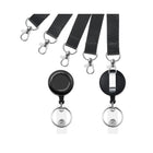 Clear Vertical Id Badge Holder With Lanyards