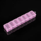Seven-Compartment Transparent Pill Case