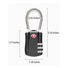 Three-digit Combination TSA Approved Luggage Locks