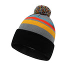 Colorful Striped Knit Hat