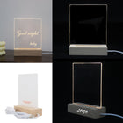 LED Night Light Note Board