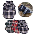 Pet Clothing Checkered Shirt