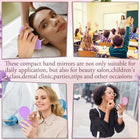 Pocket Small Round Portable Folding Makeup Mirror