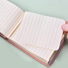 A7 Portable Notebook with PU Leather Cover and Elastic Band