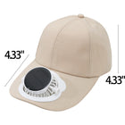 Solar Powered Fan Cap