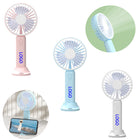 Mobile Phone Holder Rechargeable Handheld Fan