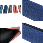 Heathered Zippered Pencil Pouch