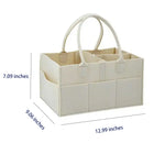 Baby Diaper Caddy Organizer with Handle