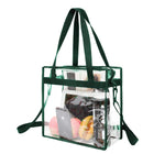 Clear PVC Stadium Tote Bag with Zipper