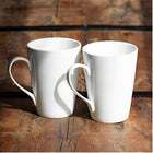 Tall Plain 300Ml Latte Mugs