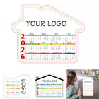 Full Year Monthly Magnetic Calendar For Fridge
