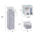 Square Collapsible Travel Water Bottles