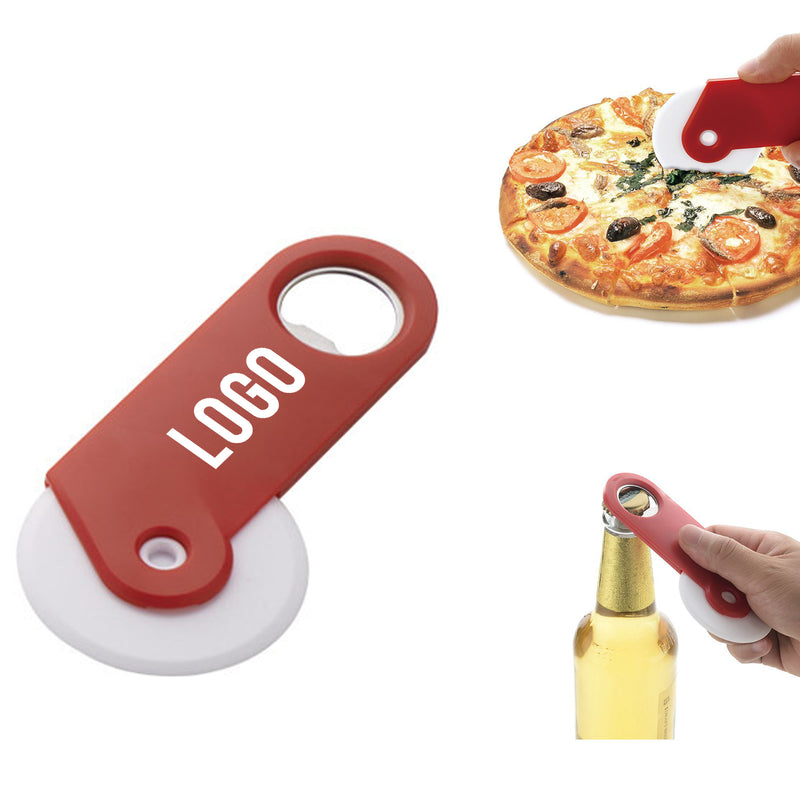 2 In 1 Pizza Roller Cutter & Bottle Opener