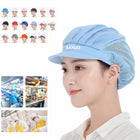 Unisex Kitchen Working Catering Elastic Half Mesh Cap