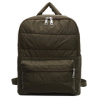 Puffer Quilted Backpack For Fall Casual Use