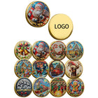 Custom Christmas Themed Commemorative Coin Challenge Coin