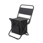 Outdoor Folding Chair with Ice Pack Pouch and Carrying Handle
