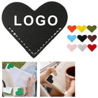 Page Corner Leather Heart Bookmark For Reading