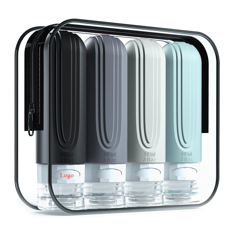 Leak-Proof Travel Silicone Bottles