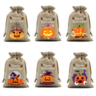 Halloween Pumpkin Drawstring Candy Pouch