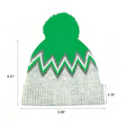 Custom Winter Unisex Acrylic Beanies Knitted Cuffed Hats