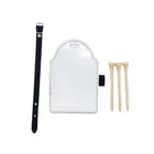 PU Leather Golf Ball Tee Bag With 3 Spikes