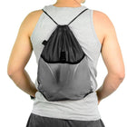 210 D Drawstring Backpack With Mesh Pocket