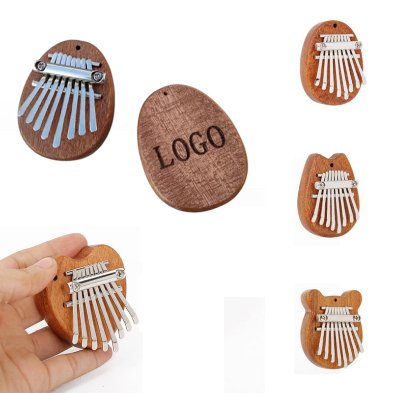 Mini Wooden 8 Key Finger Thumb Piano Kalimba For Beginners