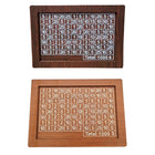 Reusable Wooden Money Box With 1000 Money Saving Target