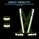 Safety Reflective Vest With Adjustable Strap