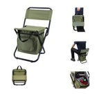 3-in-1 Folding Chair Outdoor Fishing Ice Pack Chair