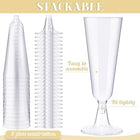 5 Oz Disposable Plastic Champagne Glass