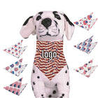 Custom American Flag Dog Bandana