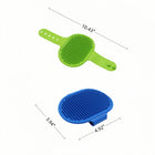 Pet Bath Comb Brush With Adjustable Ring Handle