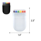 6 Color Fan Brush Pride Rainbow Face Paint Stick
