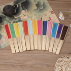 7" Full Color Folding Bamboo Fan